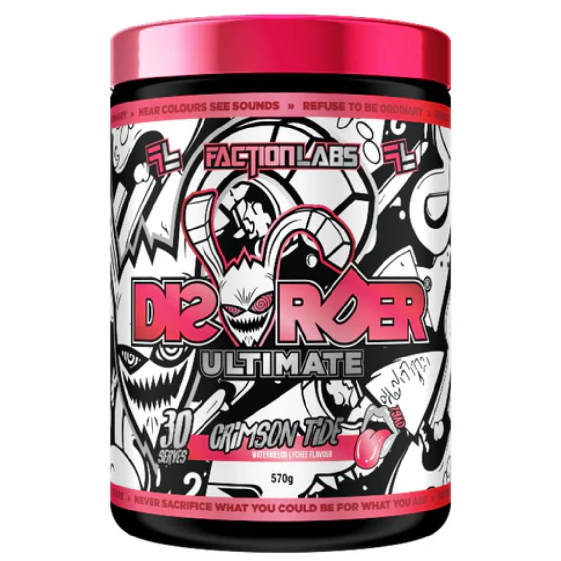 Faction Labs Disorder Ultimate Pre Workout 30 Serves + Free Shaker