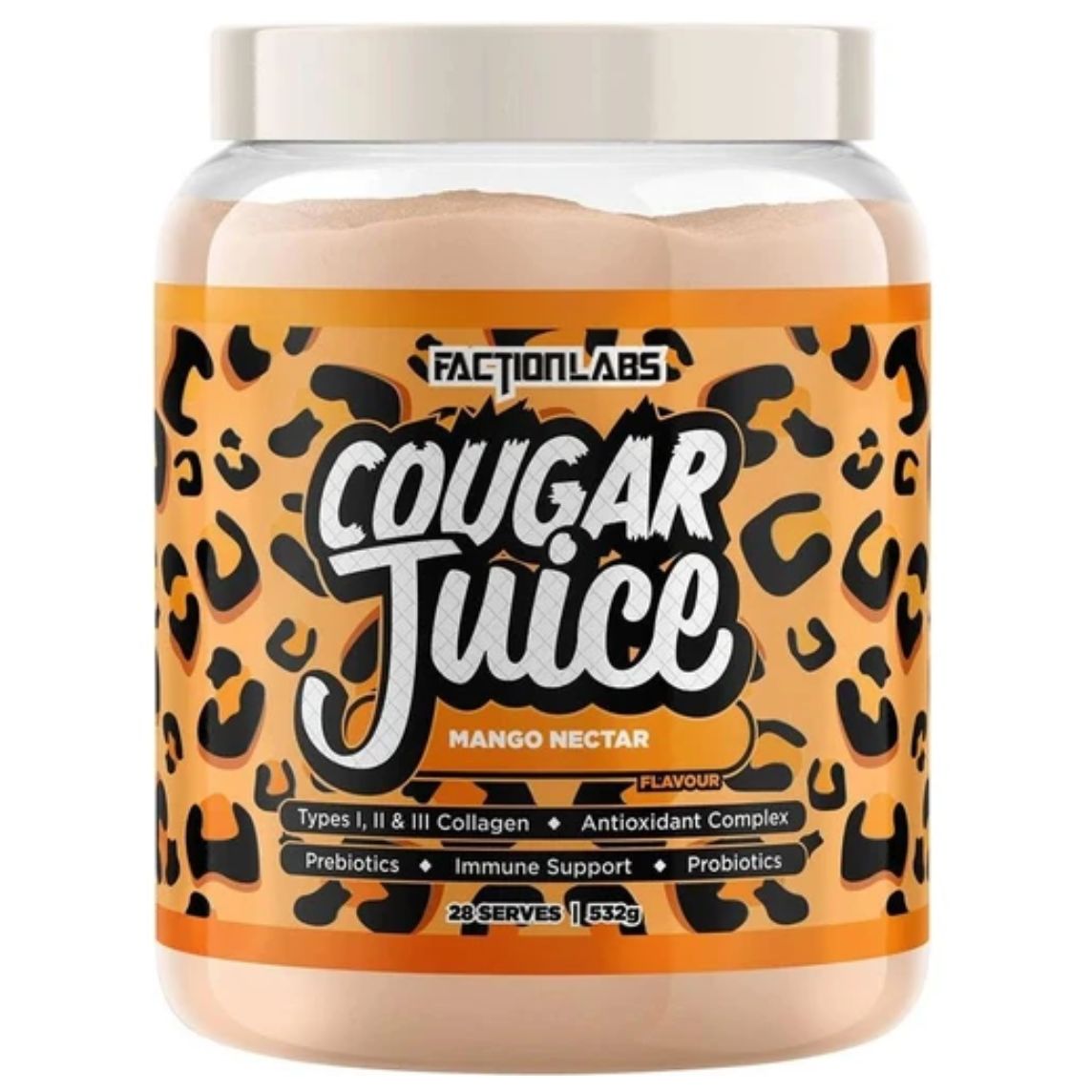 Faction Labs Cougar Juice Collagen 30 Serves