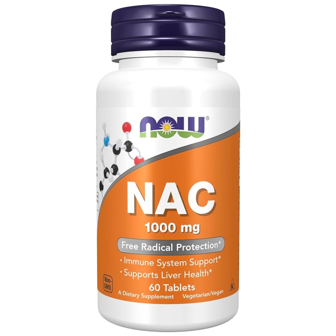 NOW Foods NAC 60 Tablets 1000mg