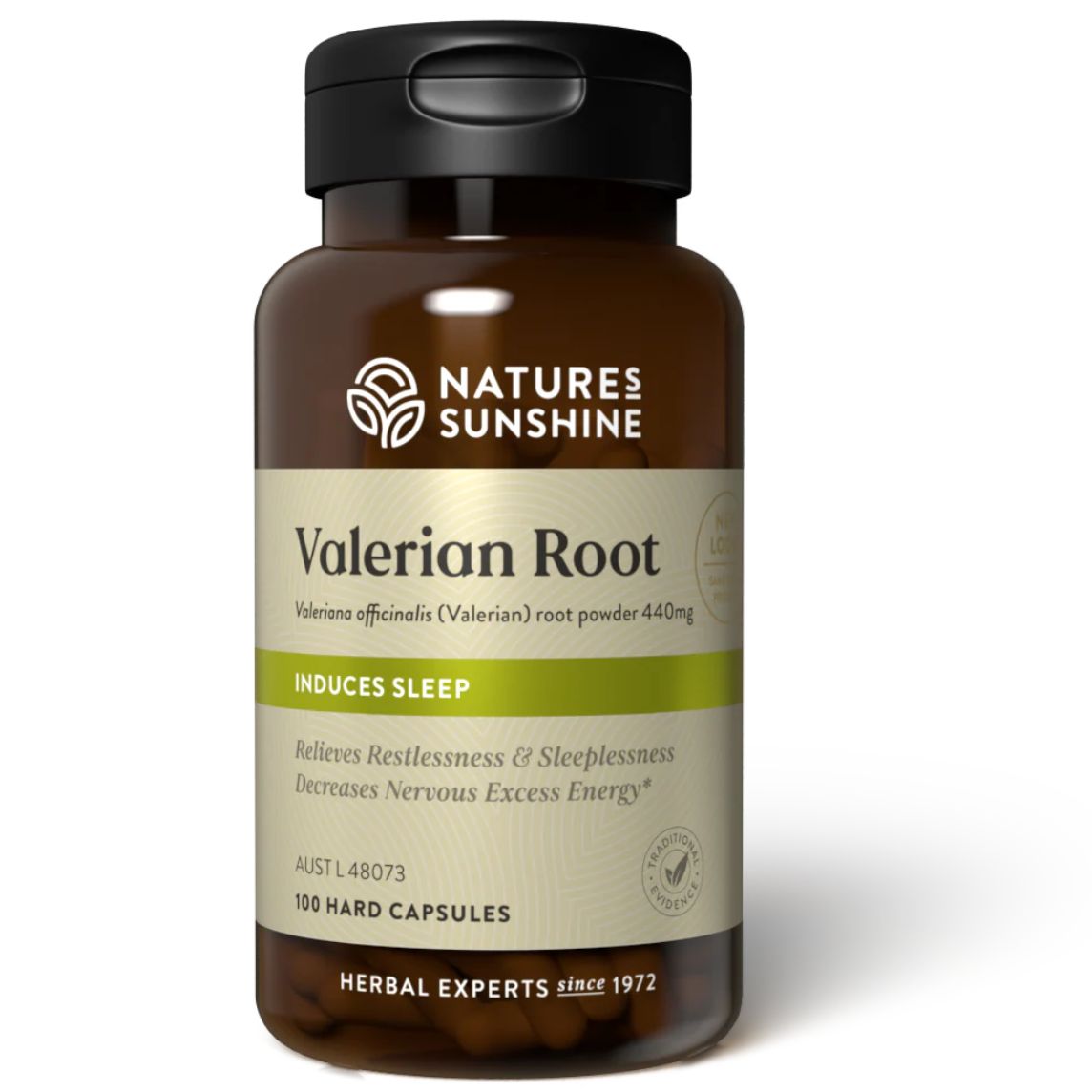 Nature's Sunshine Valerian Root 100 Capsules