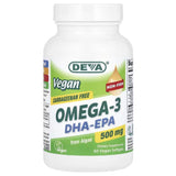 Deva Vegan Omega 3 EPA DHA 60 Capsules 500mg