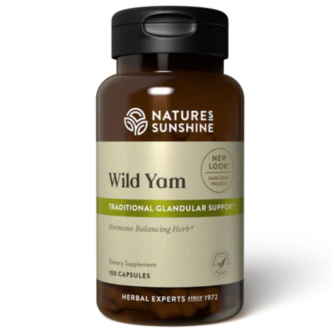 Nature's Sunshine Wild Yam 1000mg 100 Capsules