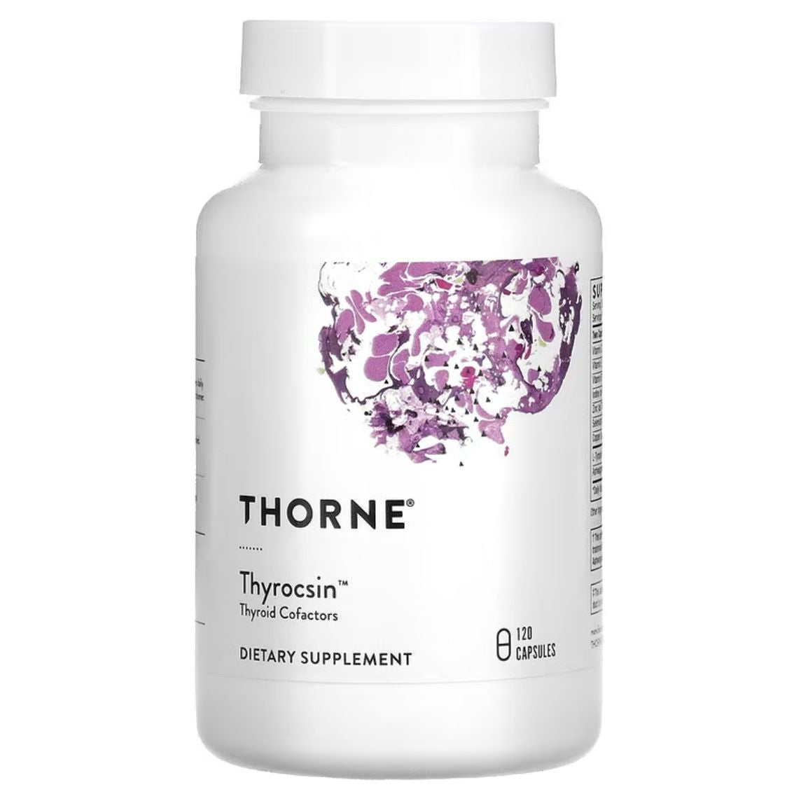 Thorne Research Thyrocsin 120 Capsules Thyroid Co-Factors