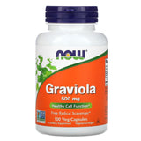 NOW Graviola 500mg 100 Capsules (Soursop)