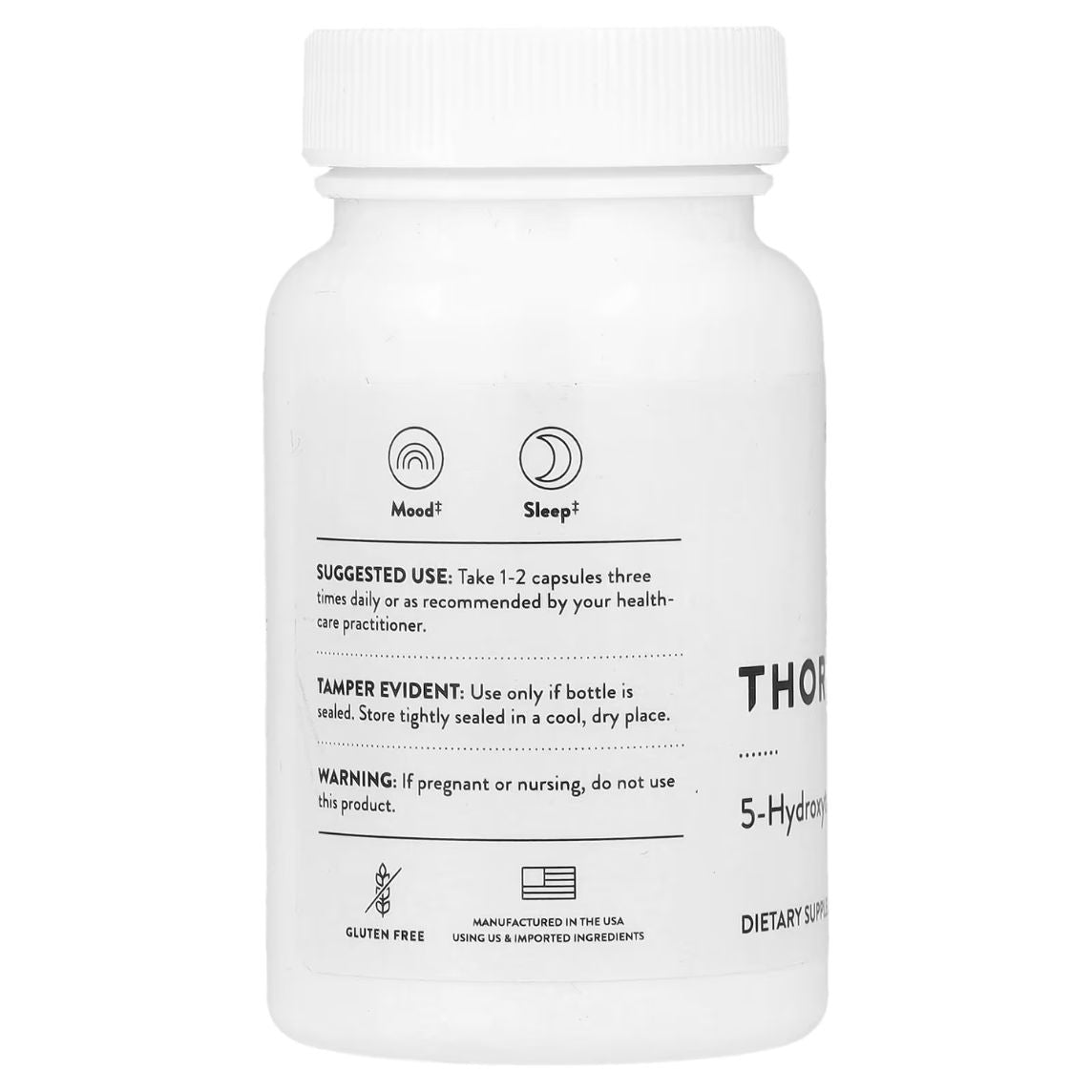 Thorne Research 5HTP 90 Capsules 5-Hydroxytryptophan