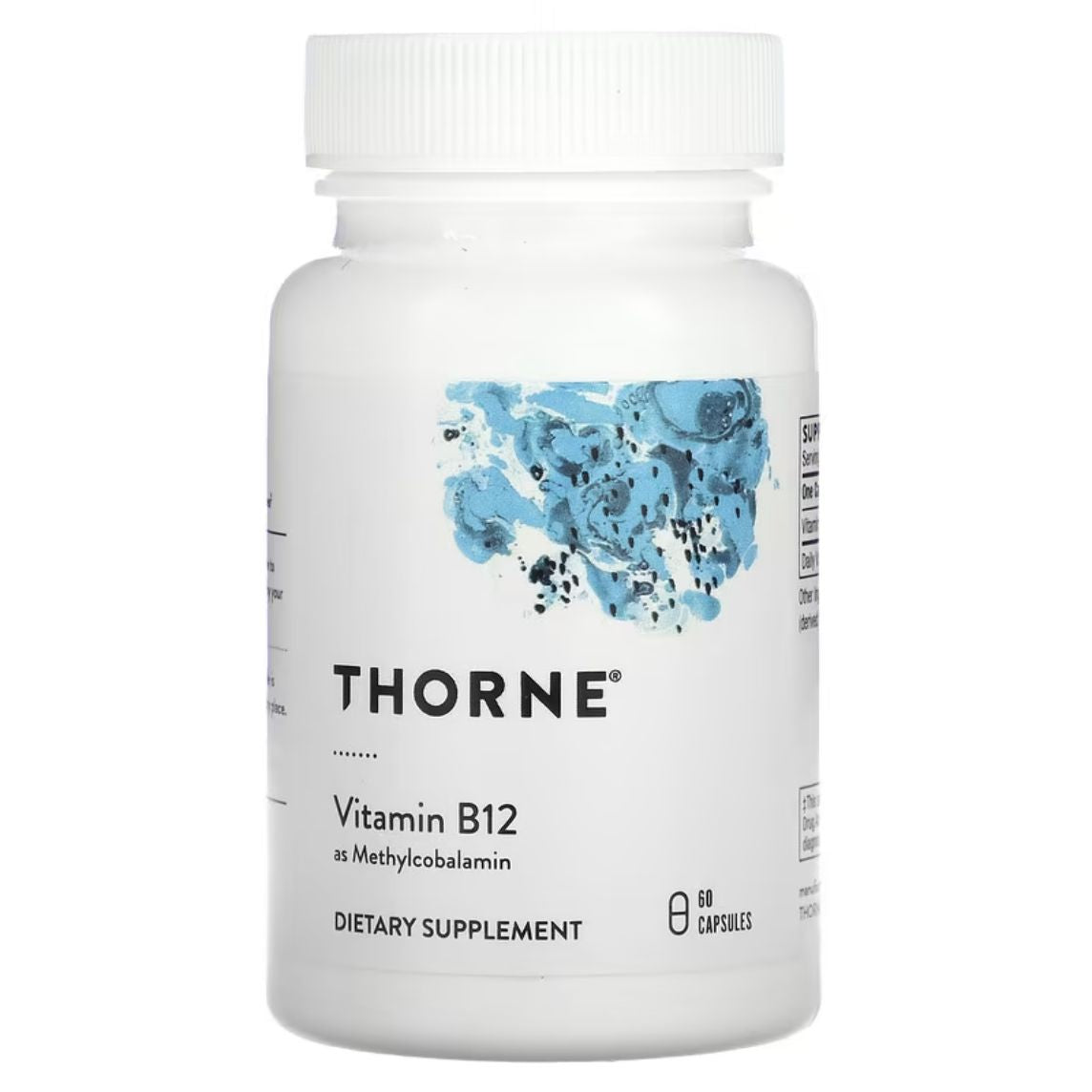 Thorne Research Vitamin B12 60 Capsules Methylcobalamin