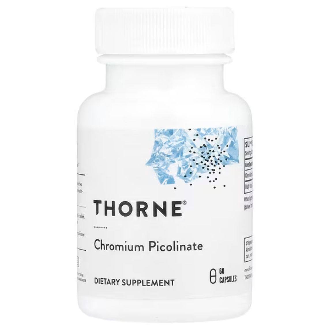 Thorne Research Chromium Picolinate 60 Capsules 500mcg