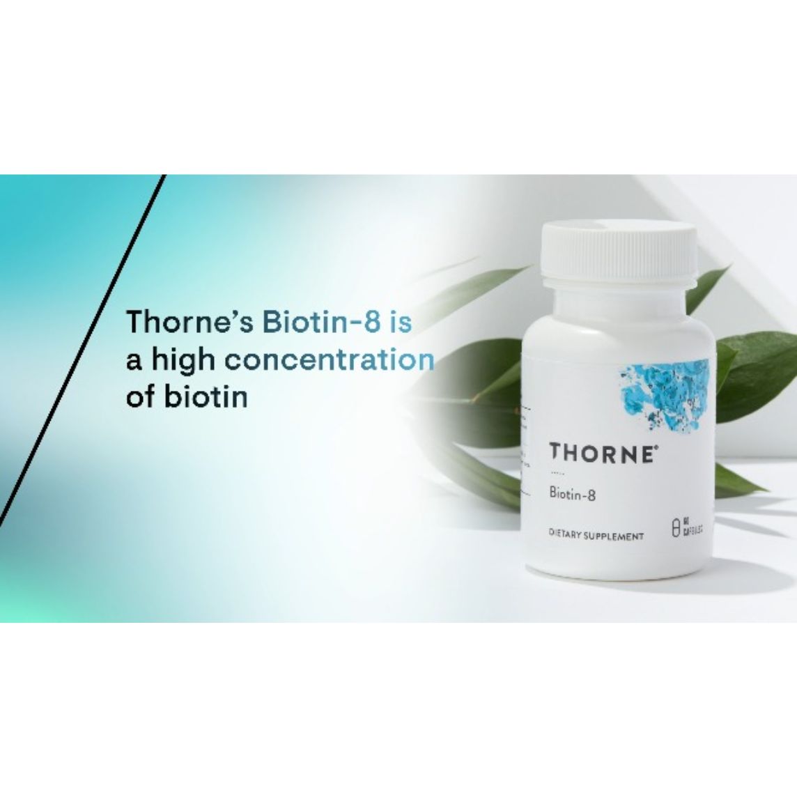 Thorne Research Biotin 60 Capsules 8,000mcg