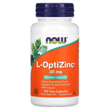 Now Foods L-OptiZinc 30mg 100 Capsules