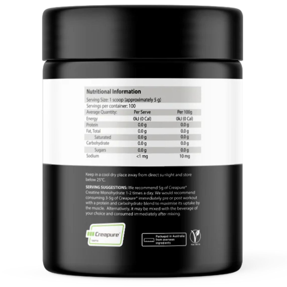 ATP Science Creatine 500gm Unflavoured Creapure