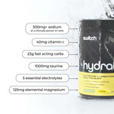 Switch Nutrition Hydrate+ 600gm Kiwi Watermelon