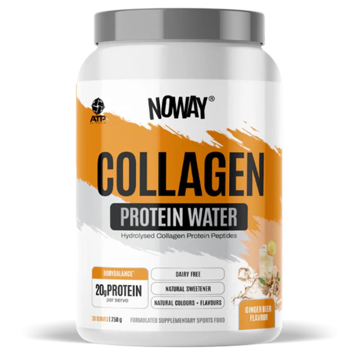 ATP Science NOWAY Collagen Protein Water 750gm Ginger Beer Flavour