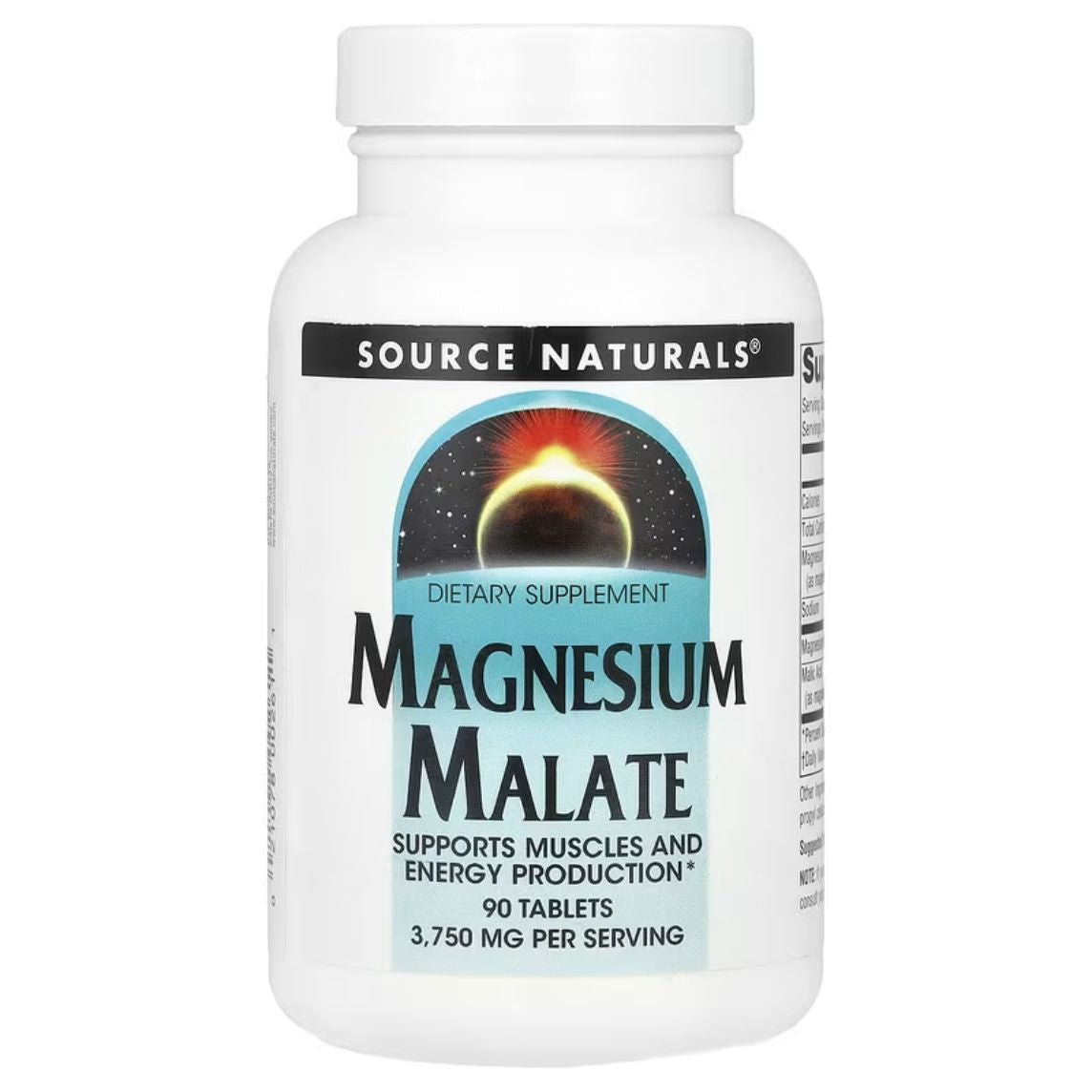 Source Naturals Magnesium Malate 1250mg 90 Tablets
