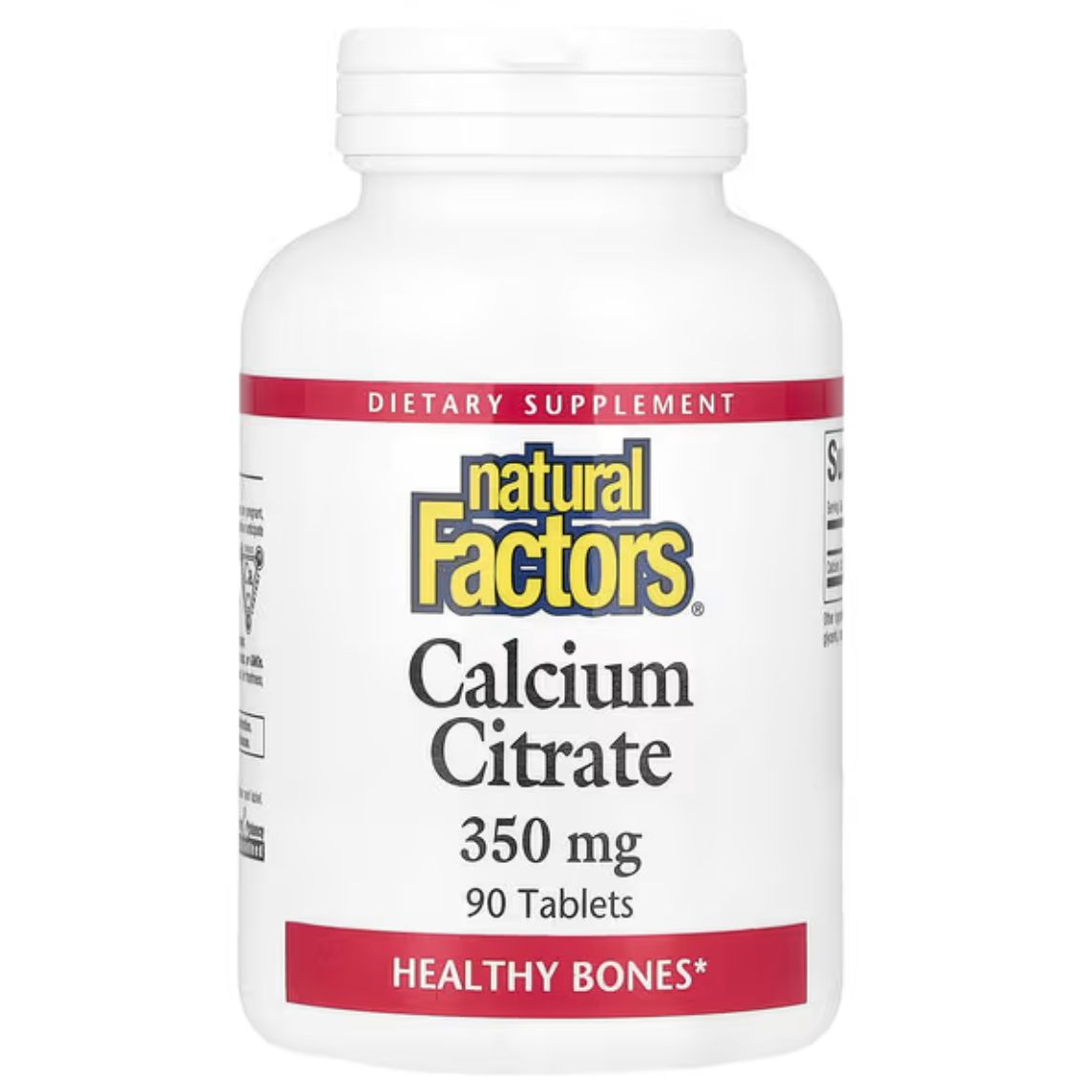 Natural Factors Calcium Citrate 350mg 90 Tablets