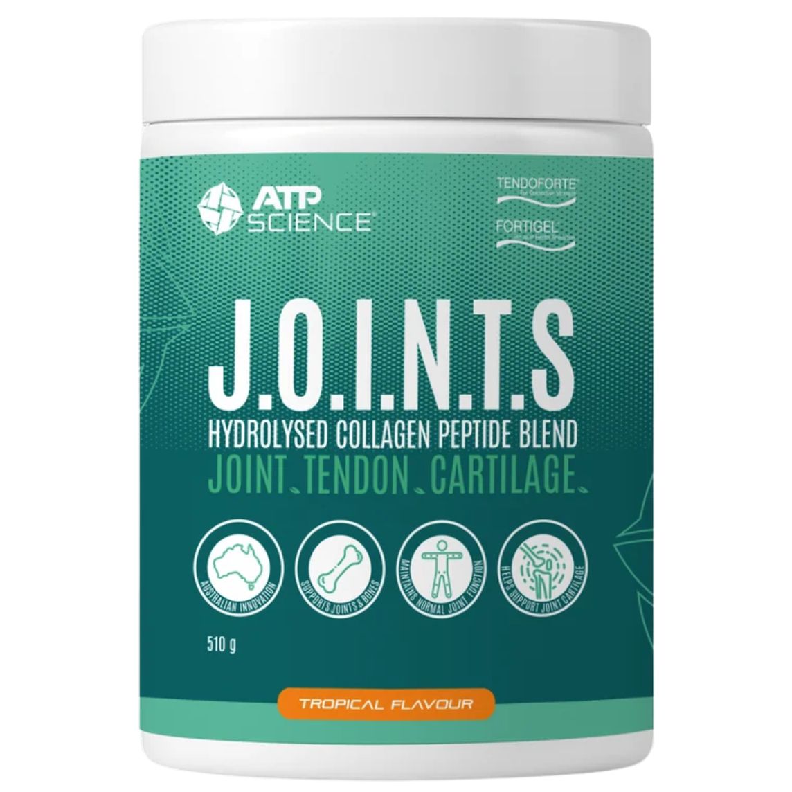 ATP Science JOINTS Joint Collagen Powder 510gm Tropical