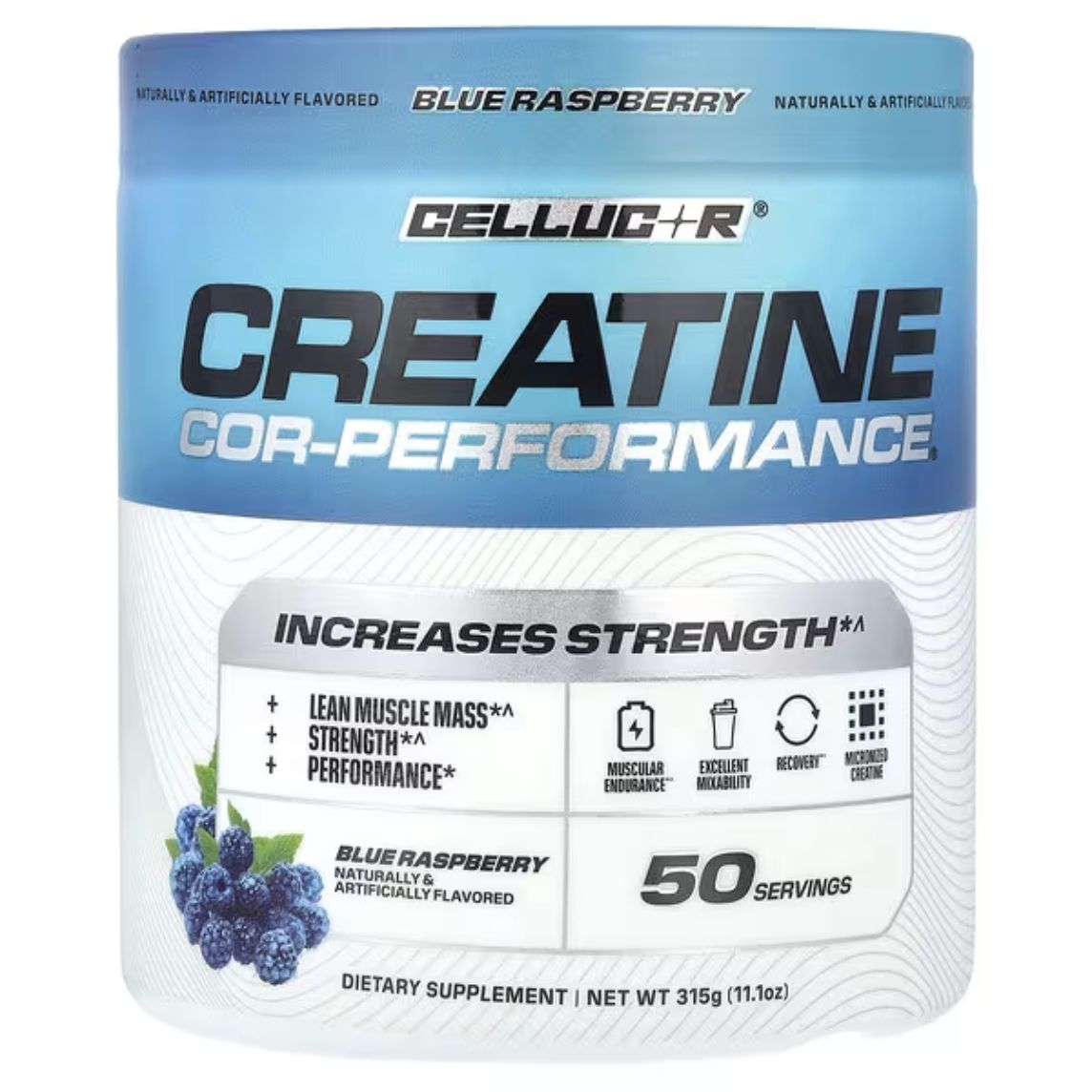 Cellucor Creatine Cor-Performance 50 Serve Blue Raspberry **CLEARANCE UBD 08/2026**
