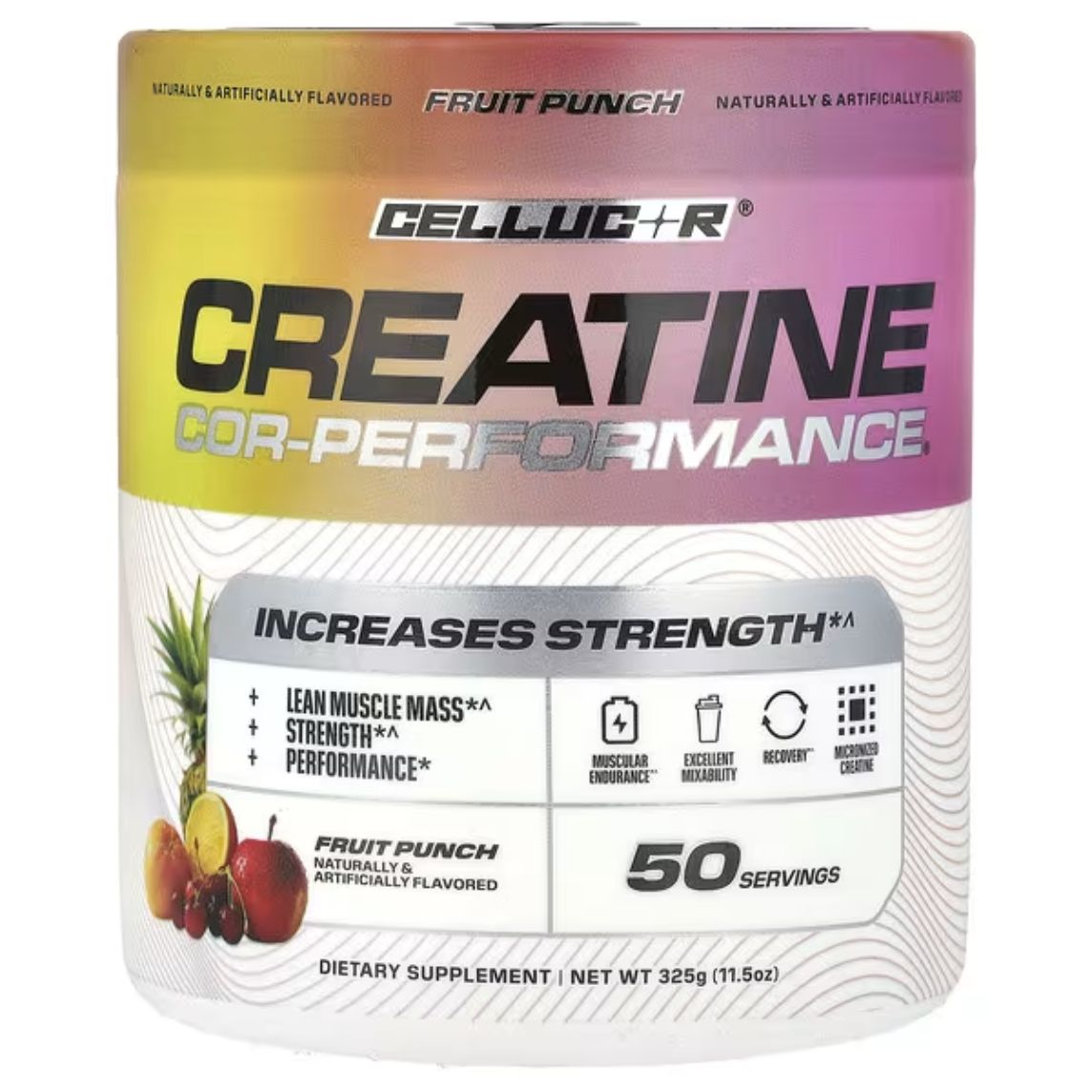 Cellucor Creatine Cor-Performance 50 Serve Fruit Punch **CLEARANCE UBD 08/2026**