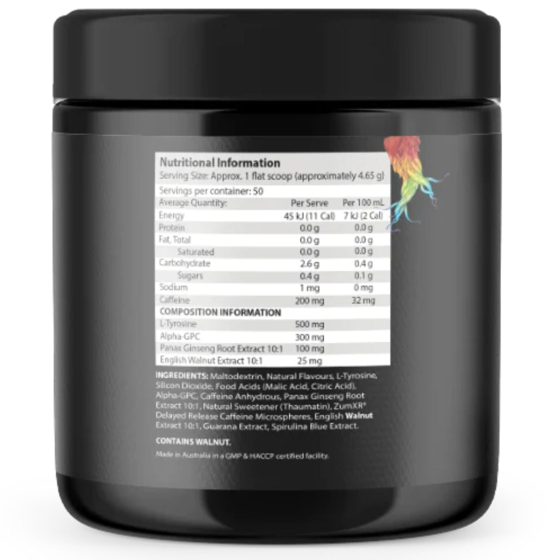 ATP Science AREA 51 Pre-Workout Energy Formula 50 Serves Rainbow Popsicle