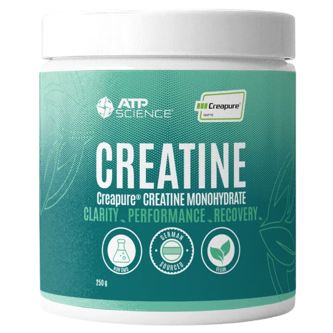 ATP Science Creatine 250gm Unflavoured Creapure (NEW PACKAGING)