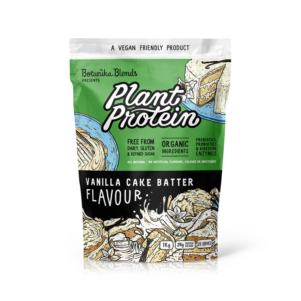 Botanika Blends Vanilla Cake Batter Flavour Plant Protein 1 kg