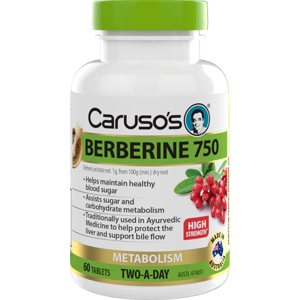 Caruso's Berberine 750, 60 Tablets