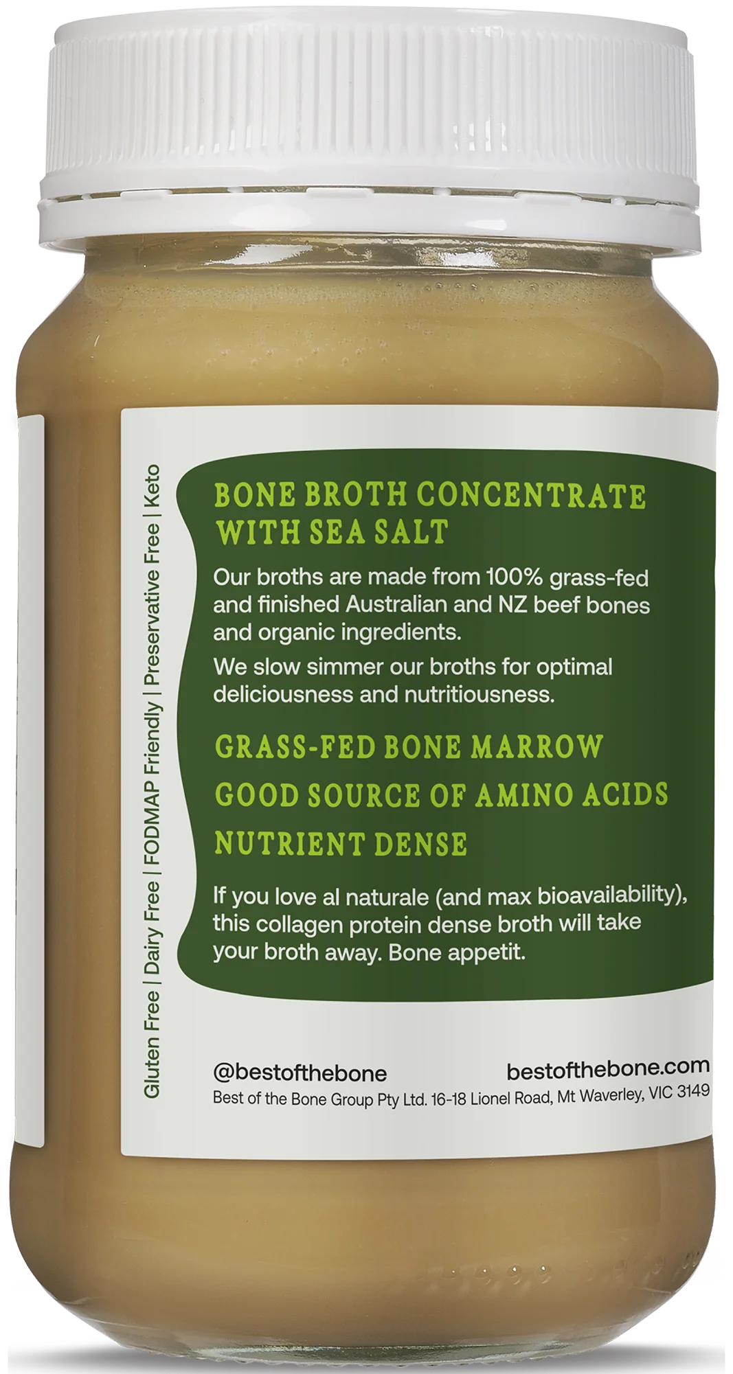 Best of the Bone Grass-Fed Beef Bone Broth Original 390 g