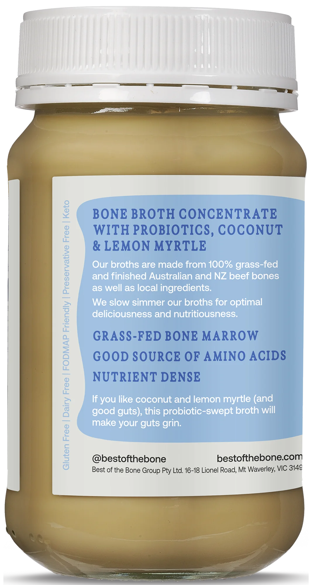 Best of the Bone Probiotic Coconut And Lemon Broth 390 g