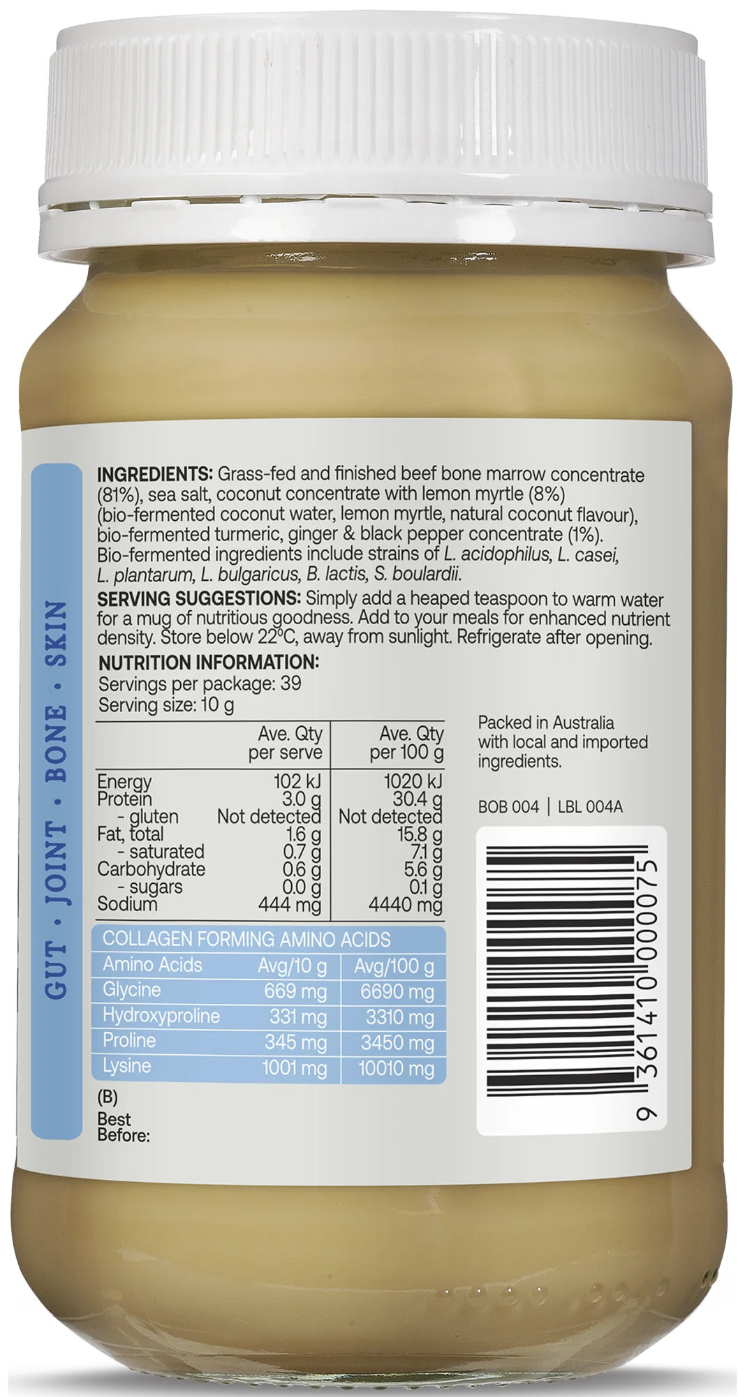 Best of the Bone Probiotic Coconut And Lemon Broth 390 g