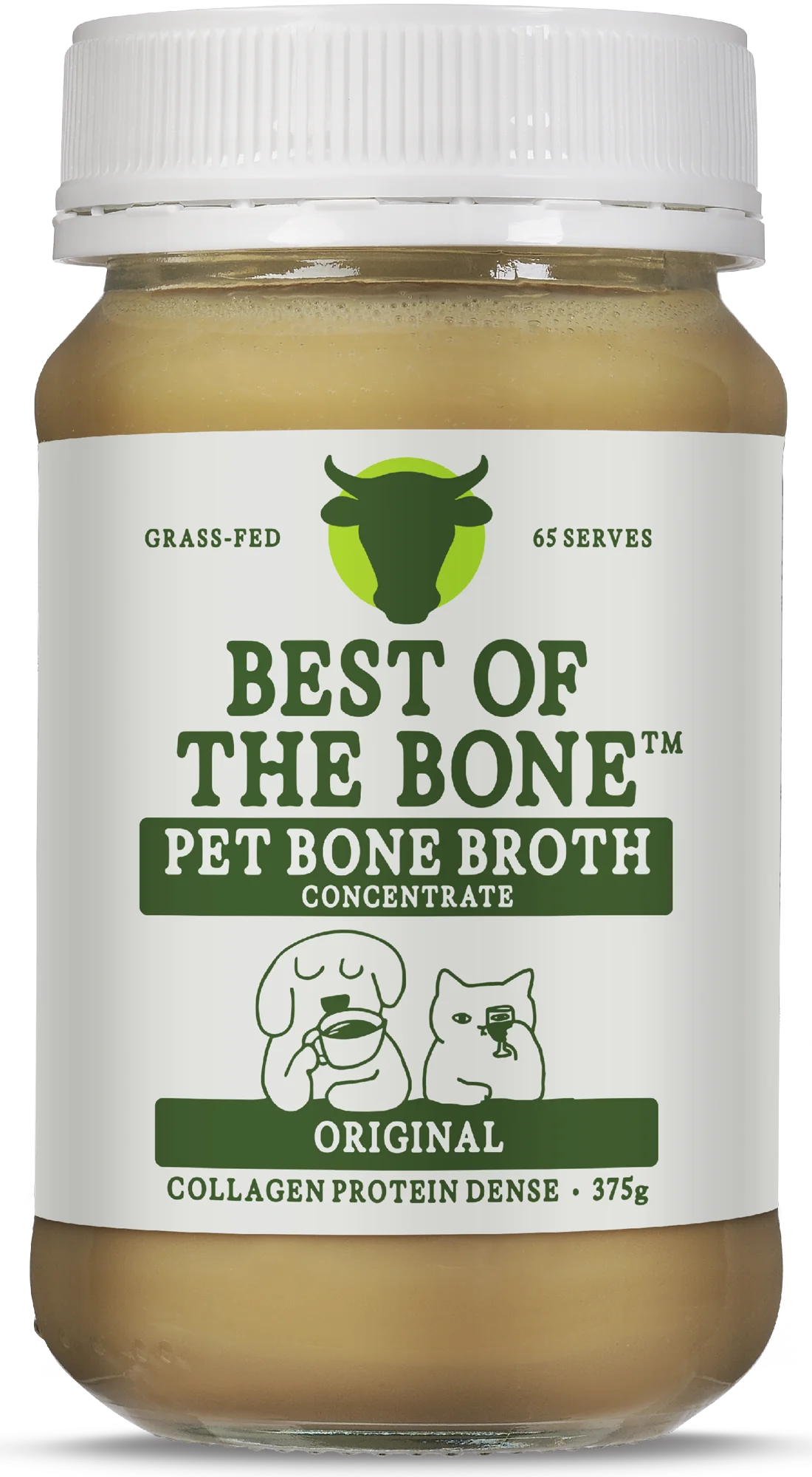 Best of the Bone Broth For Pets Original 375 g