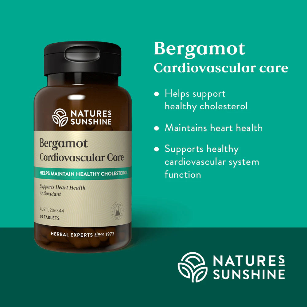 Nature's Sunshine Bergamot Cardiovascular Care 60 Tablets