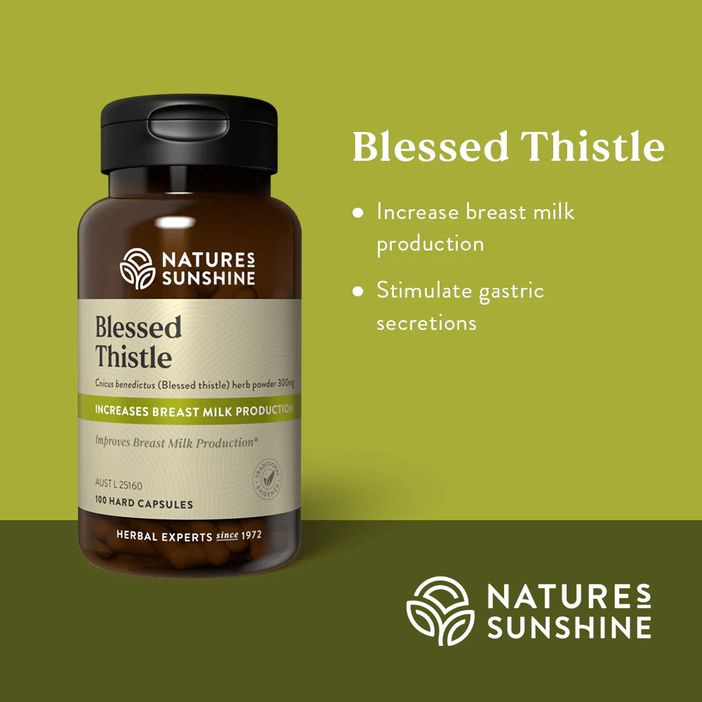 Nature's Sunshine Blessed Thistle 100 Capsules