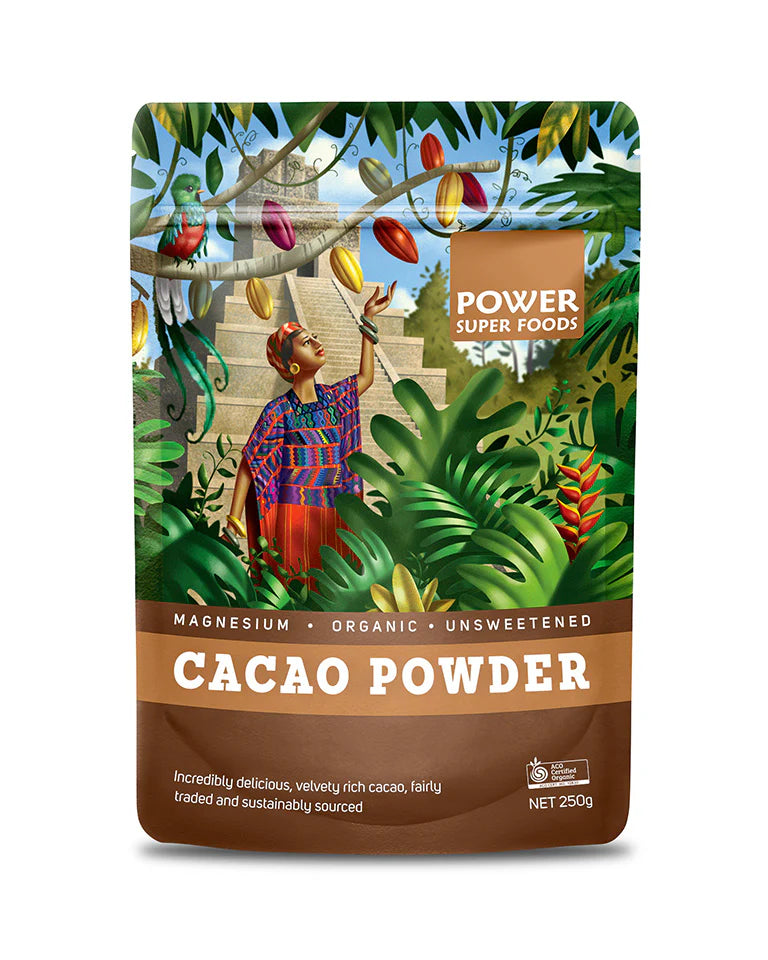 Power Super Foods Organic Cacao Powder 250 g