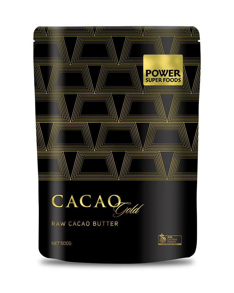 Power Super Foods Cacao GOLD Butter Chunks Cert Org 500g