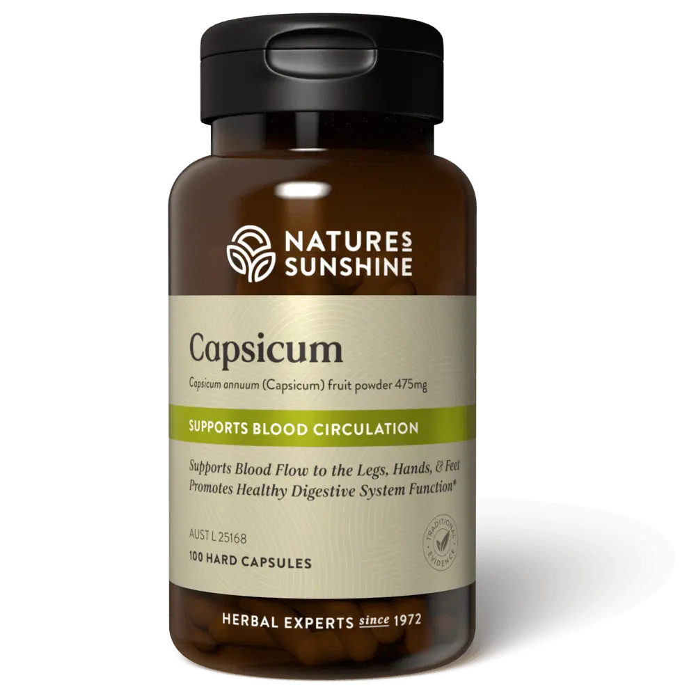 Nature's Sunshine Capsicum (Cayenne) 100 Capsules