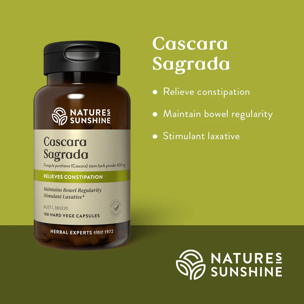 Nature's Sunshine Cascara Sagrada 100 Capsules