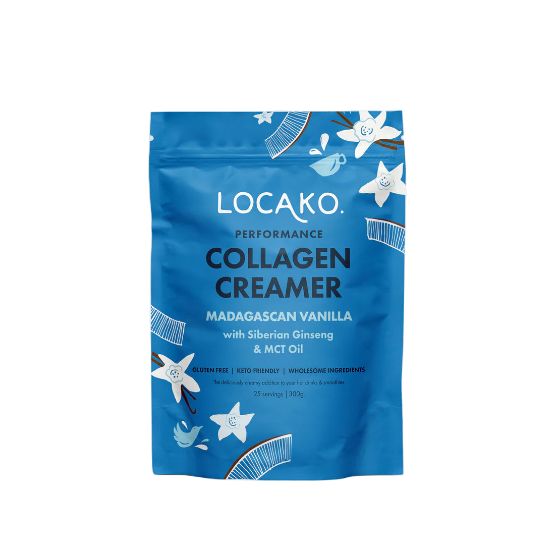 Locako Performance Madagascan Vanilla Collagen Creamer 300 g