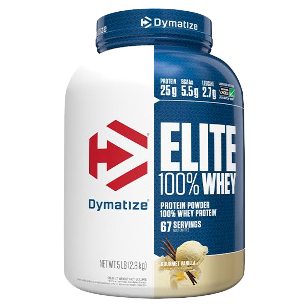 Dymatize Nutrition Elite Whey Protein, Gourmet Vanilla (5lb) 2.3kg