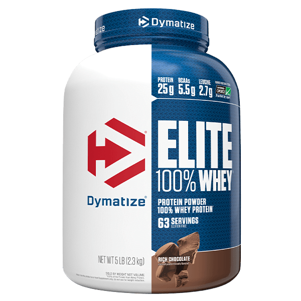 Dymatize Nutrition Elite Whey Protein, Rich Chocolate (5lb) 2.3kg