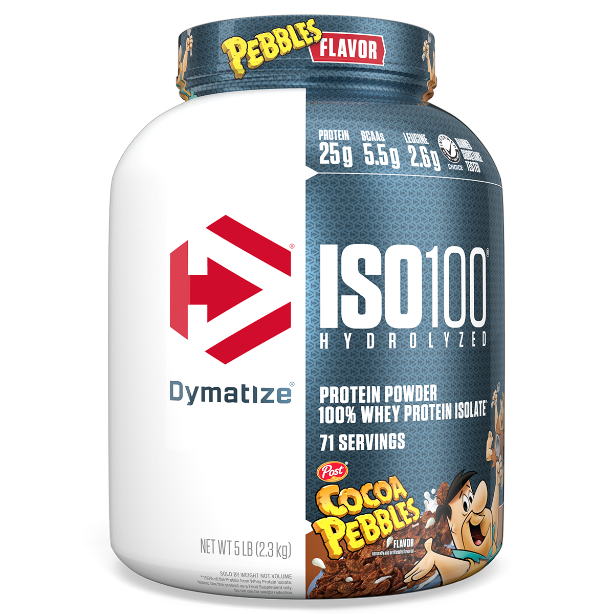 Dymatize ISO100 100% Hydrolyzed Whey Protein Isolate, Cocoa Pebbles 2.3kg/5lb