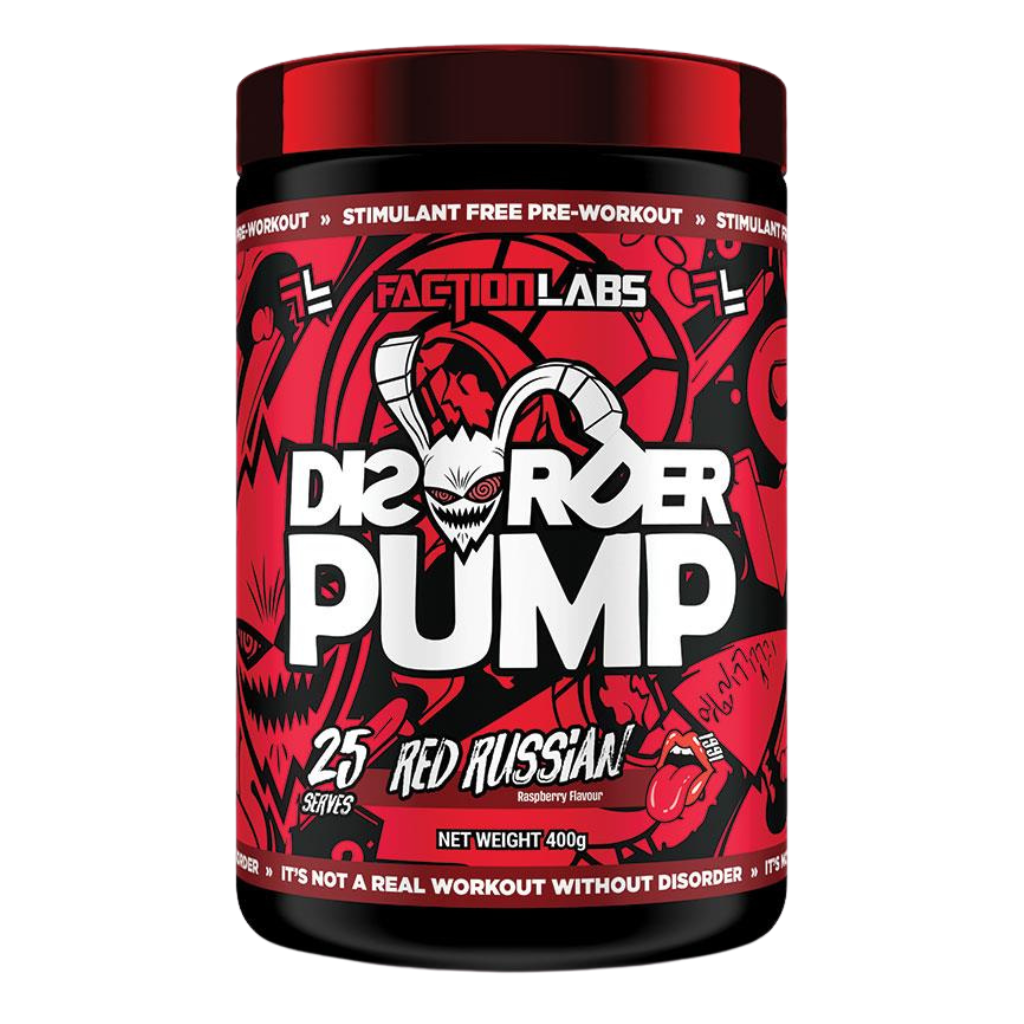 Faction Labs Disorder Pump 25 Serve Red Russian (Raspberry)
