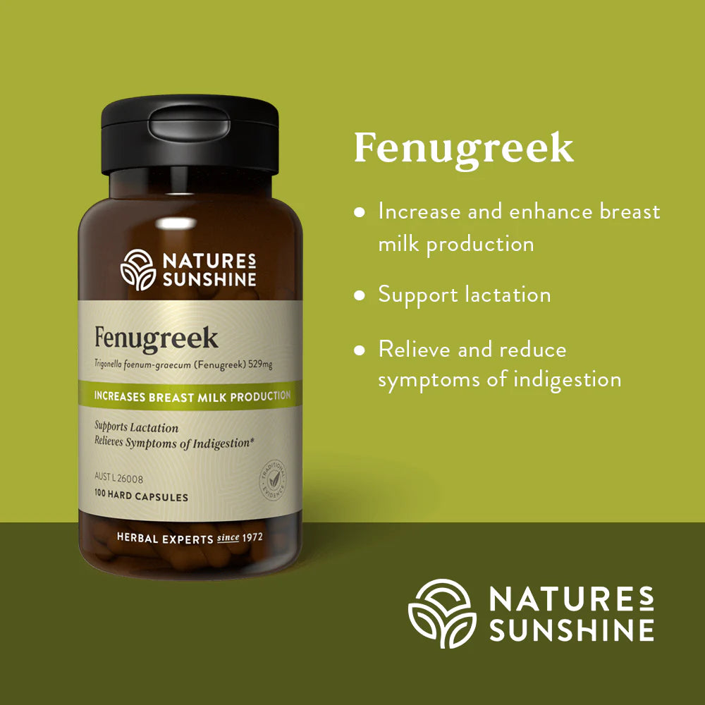 Nature's Sunshine Fenugreek 100 Capsules