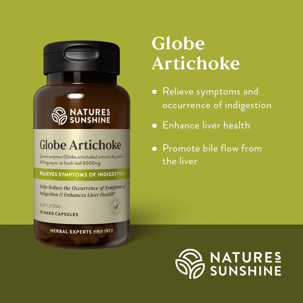 Nature's Sunshine Globe Artichoke 90 Capsules
