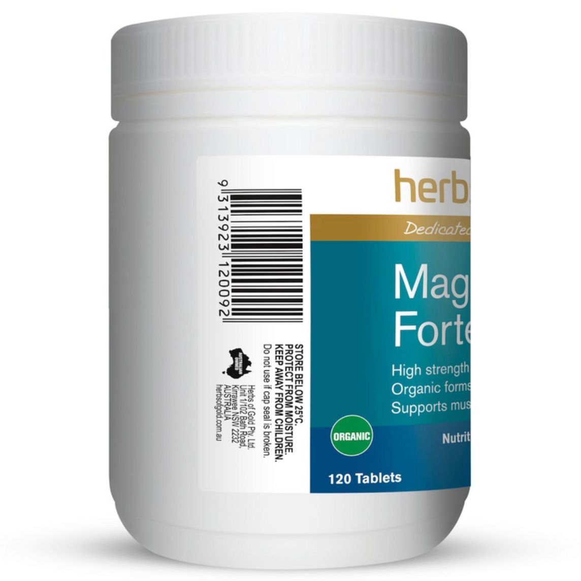 Herbs of Gold Magnesium Forte 120 Tablets