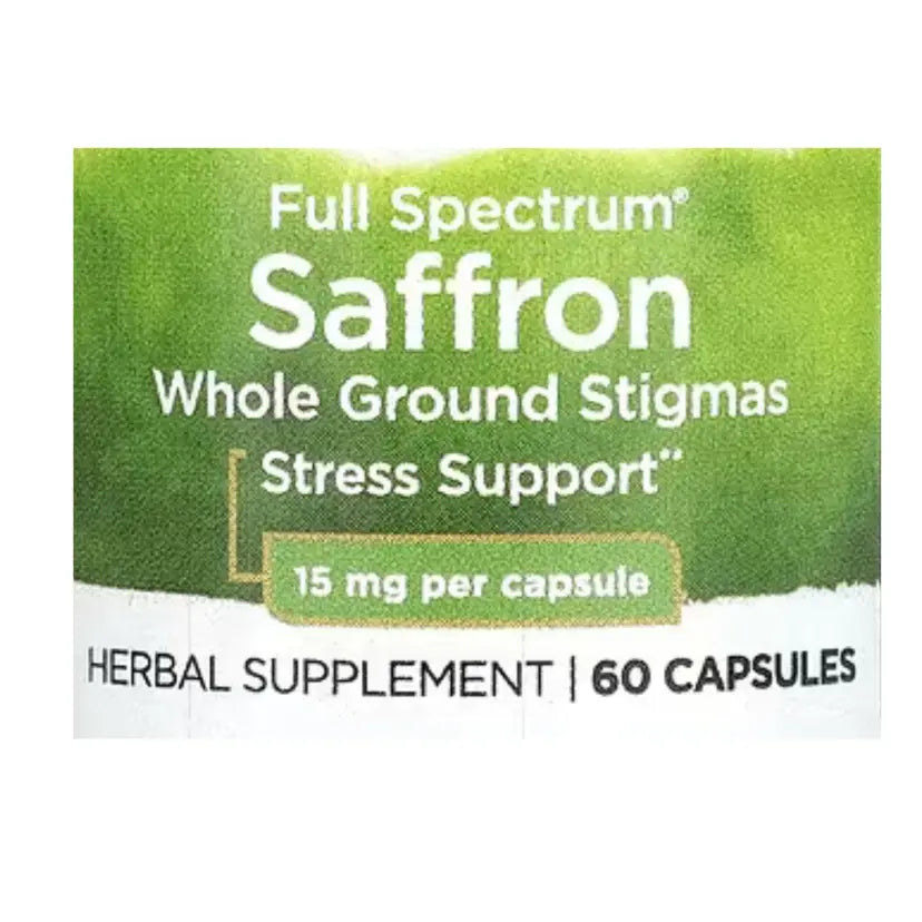 Swanson Full Spectrum Saffron 15mg, 60 Capsules