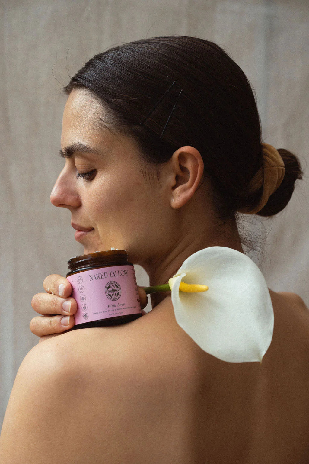 Naked Tallow Beef Tallow And Jojoba Cream "With Love" 80g