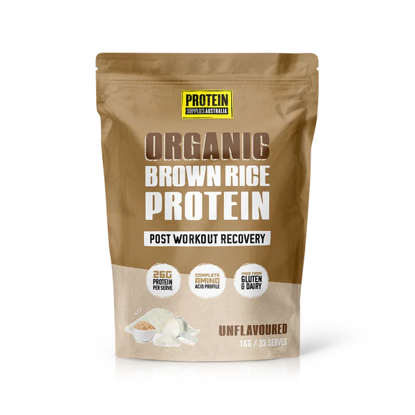 Protein Supplies Australia Pure Brown Rice Protein Powder 1 kg