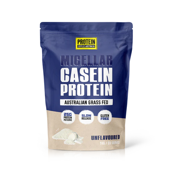 Protein Supplies Australia Pure Casein Powder 1 kg Unflavoured
