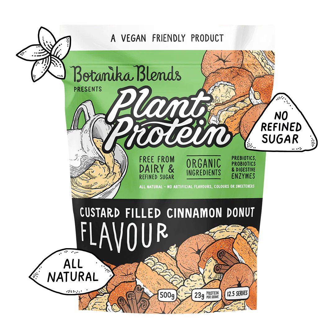Botanika Blends Custard Filled Cinnamon Donut Flavour 500g