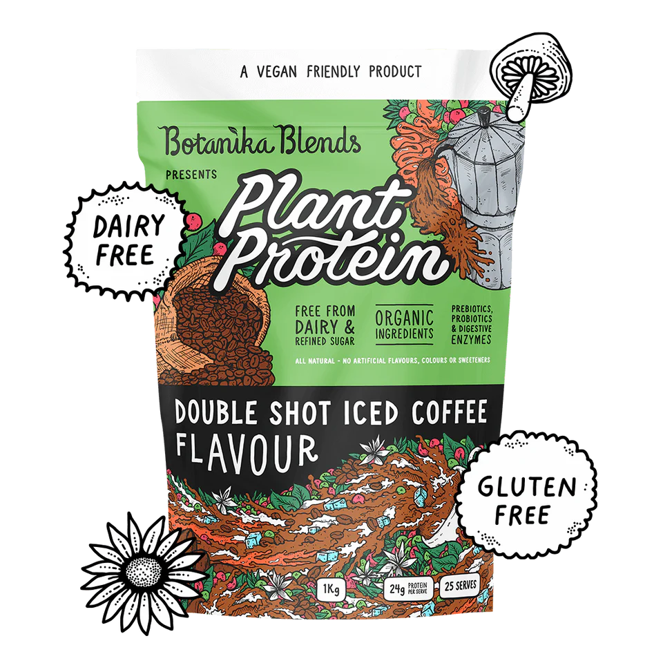 Botanika Blends Double Shot Iced Coffee Flavour Plant Protein 1 kg