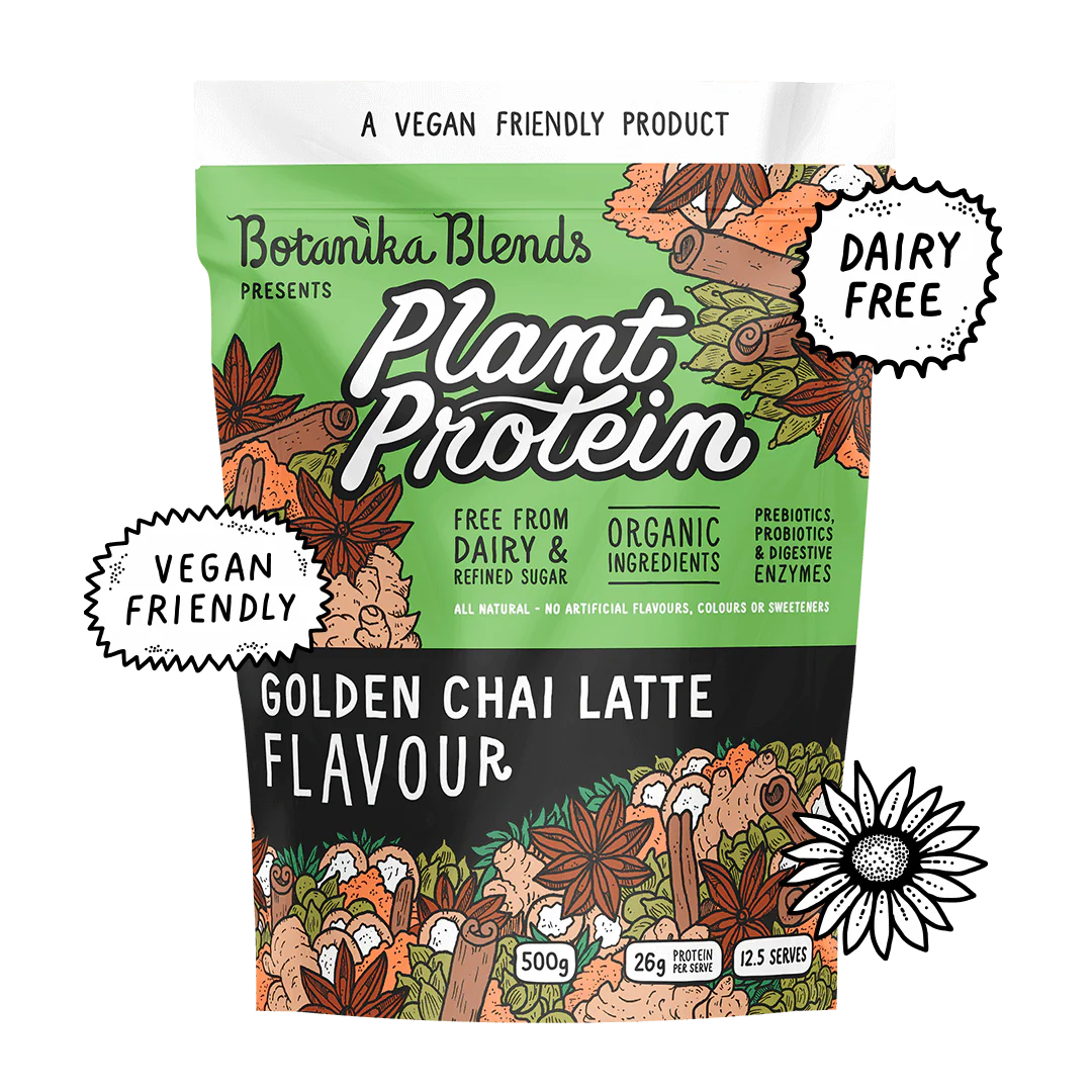 Botanika Blends Golden Chai Latte Flavour Plant Protein 500 g